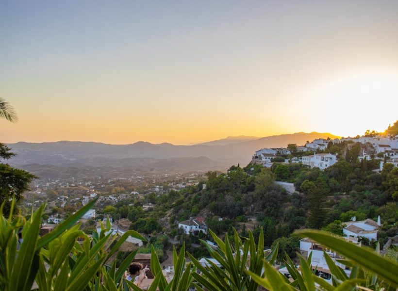 ver atardecer en mijas